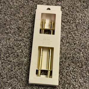 NWT Spritz Gold Ballpoint Pen Duo